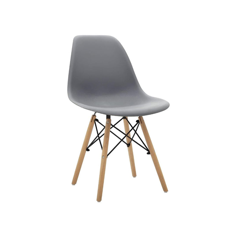 CangLong Modern Mid-Century Shell Lounge Plastic Chair