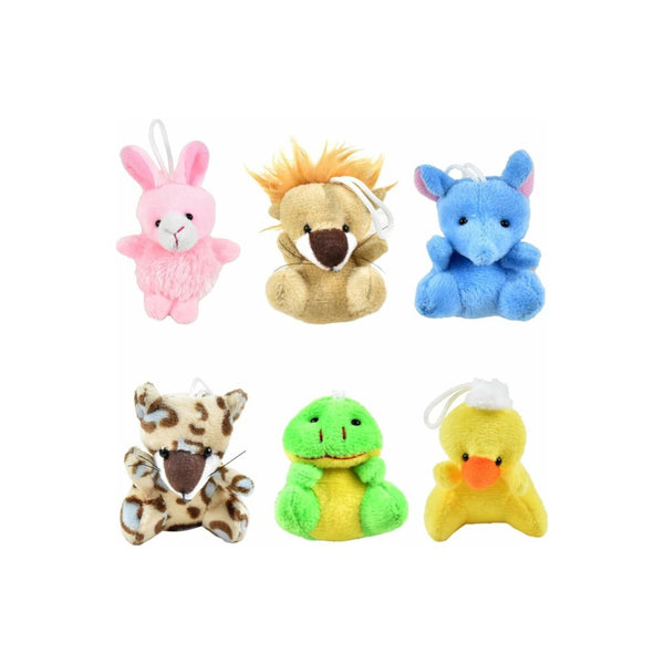 Cemirk Mini Animal Plush Toy Set (6 Count)