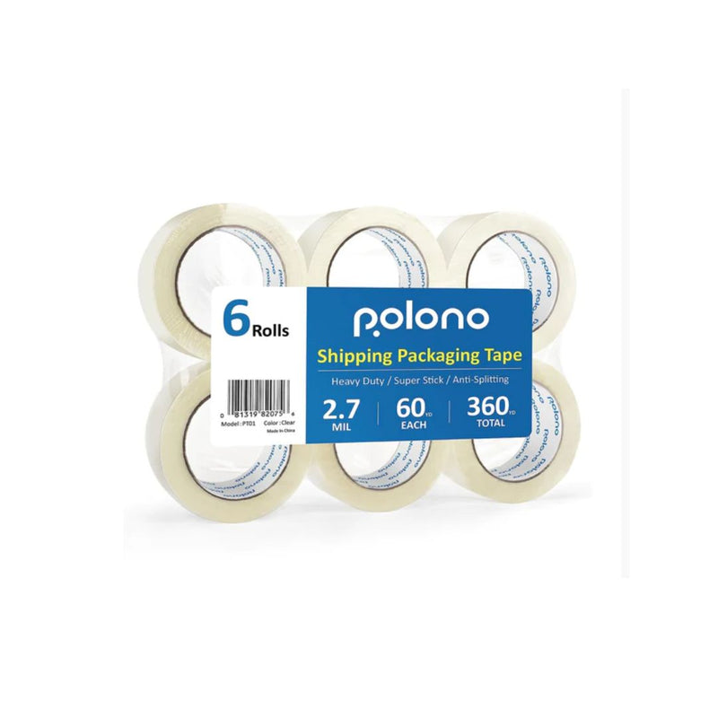 6 Rolls Heavy Duty Packaging Tape