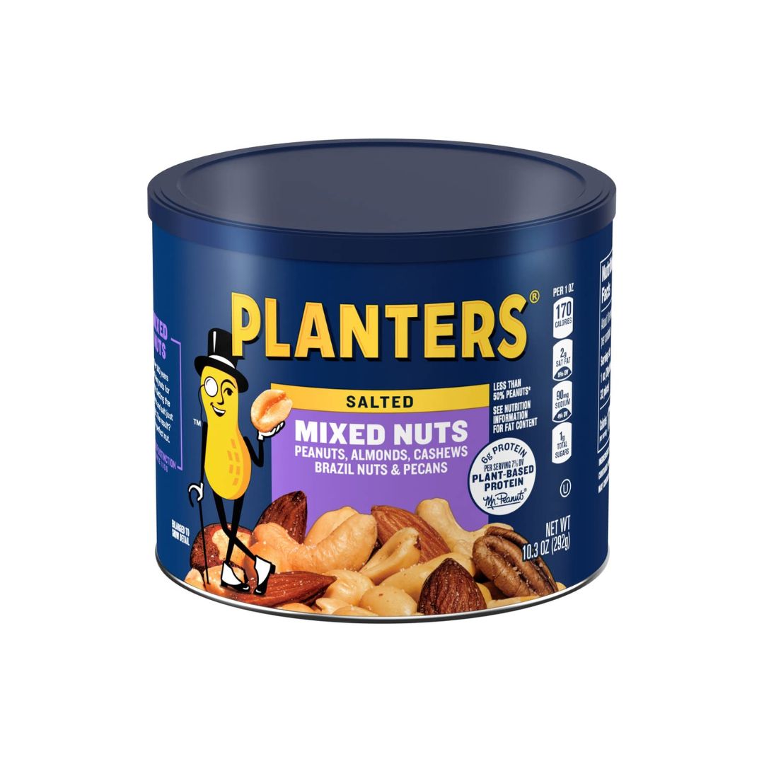 PLANTERS Salted Mixed Nuts (10.3 Oz) simplexdeals