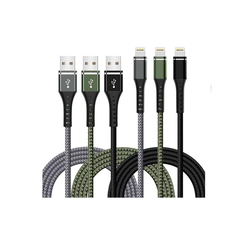 3 Fast Charging Lightning Cables