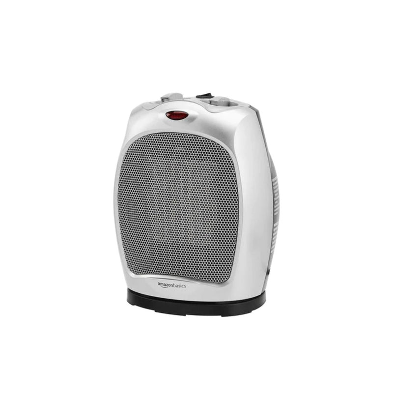 Amazon Basics 1500W Oscillating Ceramic Heater with Adjustable Thermostat