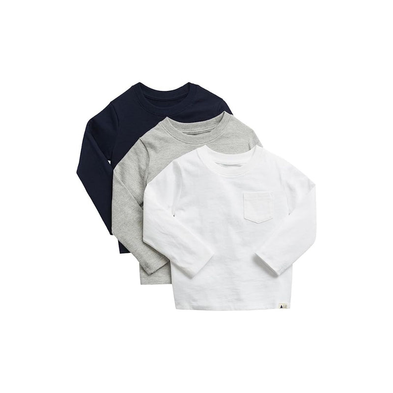 3 GAP Baby Boys' Long-Sleeve Tees