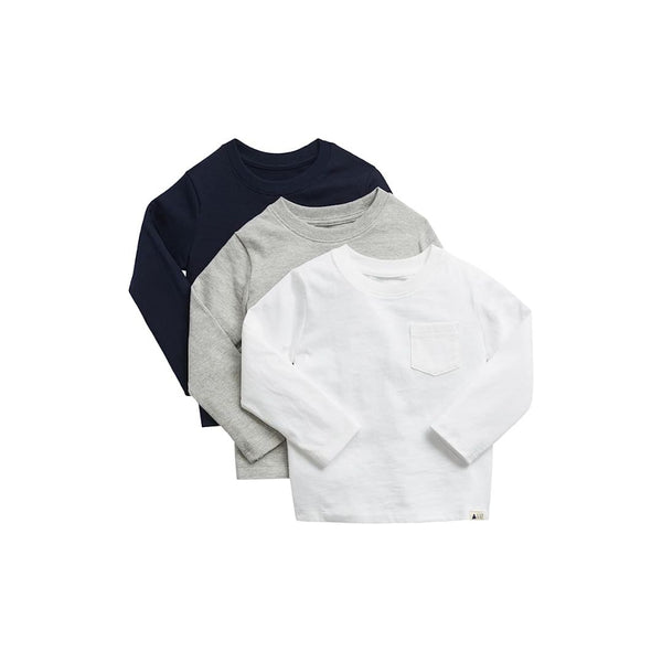 3 GAP Baby Boys' Long-Sleeve Tees