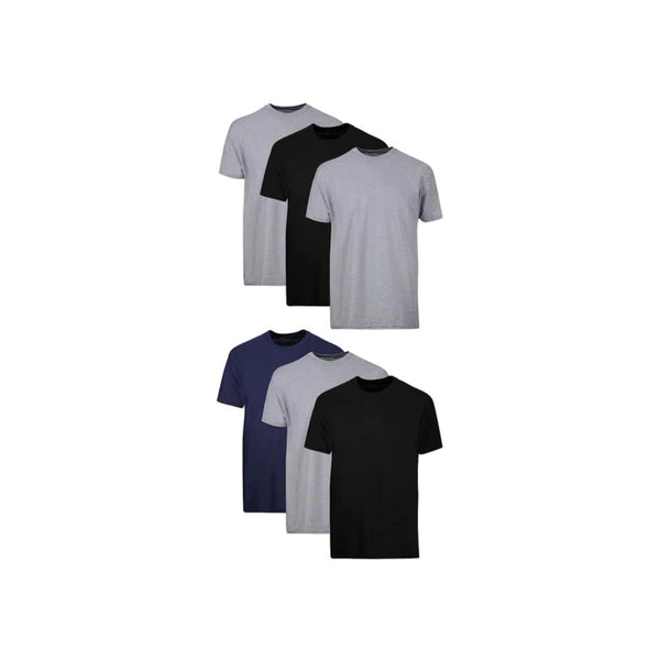 6 Hanes Men's Odor Control Moisture-Wicking Tee Shirts