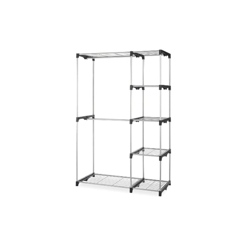 Whitmor Double Rod Freestanding Closet Organizer