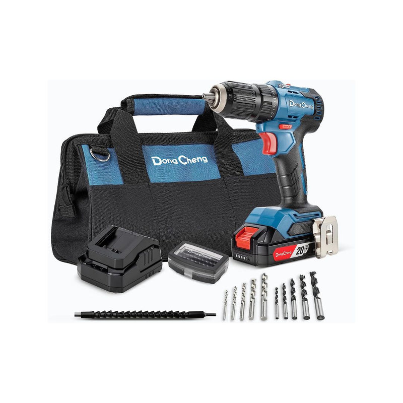 42 Piece Cordless 20V Max Drill Driver Bundle Wih Case