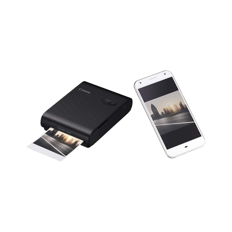 Canon SELPHY QX10 Portable Square Photo Printer for iPhone or Android, Black