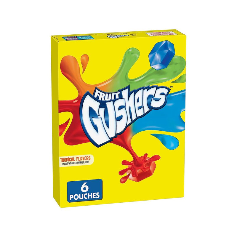 6-Count Gushers Fruit Flavored Snacks, Tropical