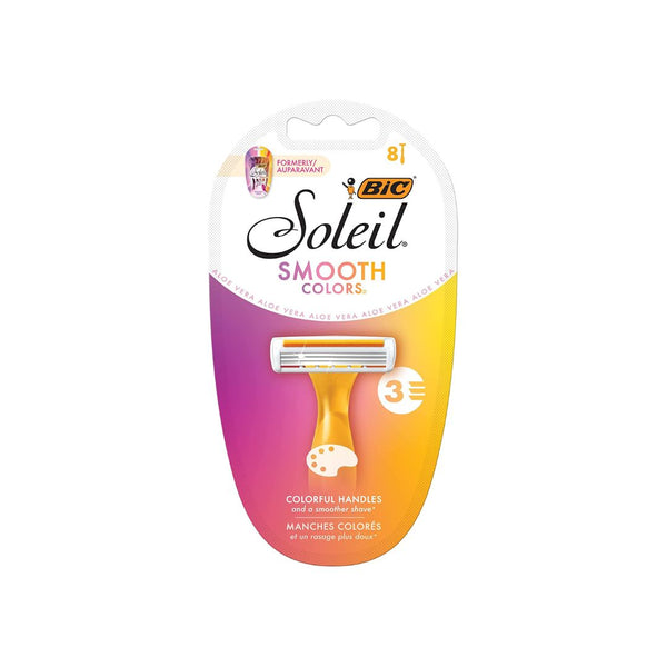 BIC Soleil Smooth Colors Sensitive Skin Disposable Razors