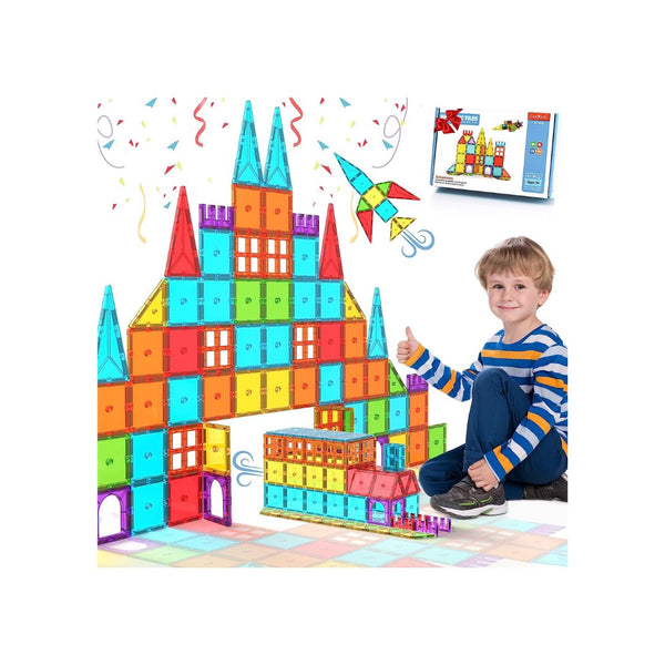 46 Pcs Magnetic Building Tiles
