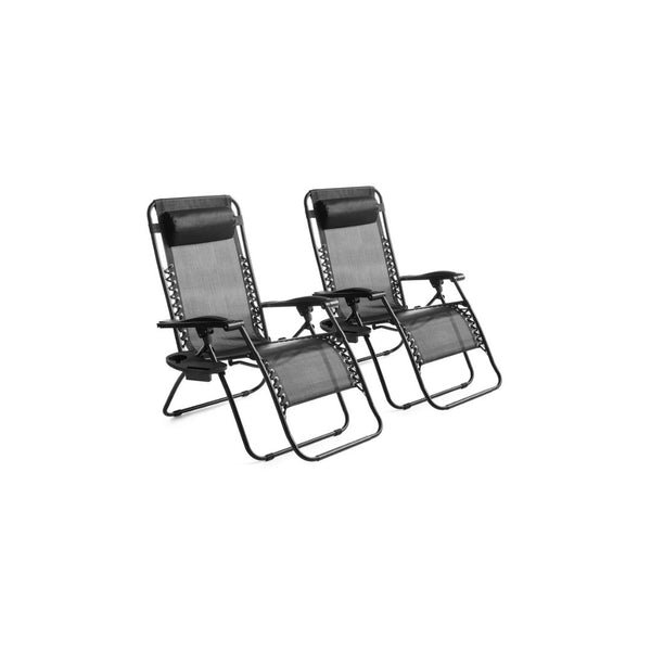 2 Mainstays Zero Gravity Lounge Chairs
