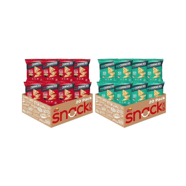 20-Pack PopCorners Popped Corn Snacks, Kettle Corn or Sea Salt