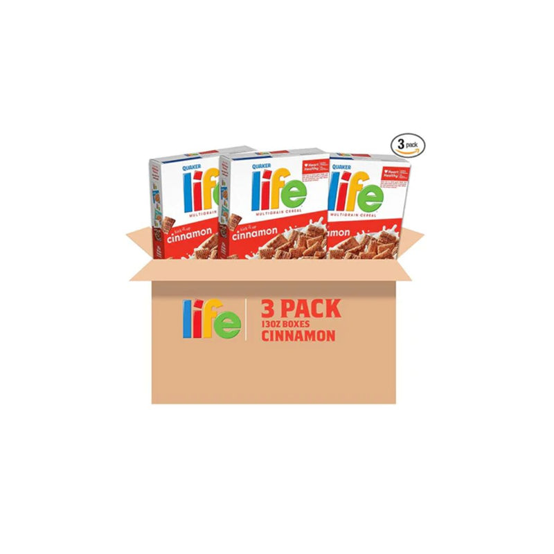 3 Boxes Of Cinnamon Life Breakfast Cereal