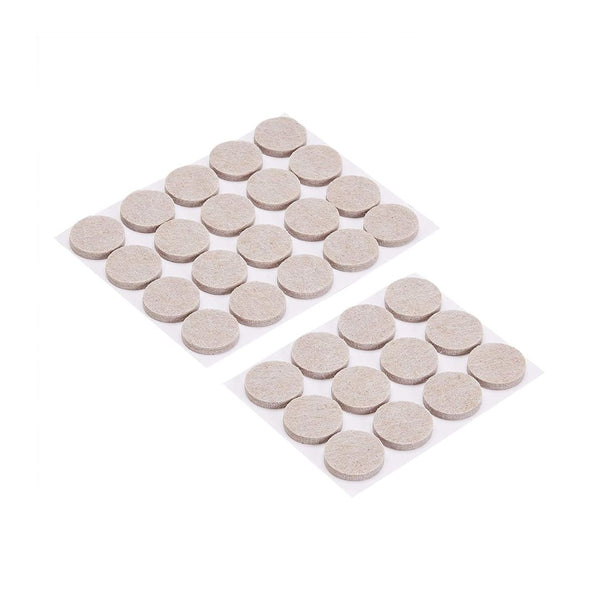 32 Piece Set Of Amazon Basics Round Felt Furniture Pads