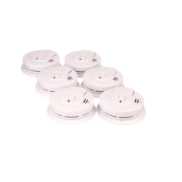 6 Kidde Hardwire Ionization Smoke Detectors with Battery Backup