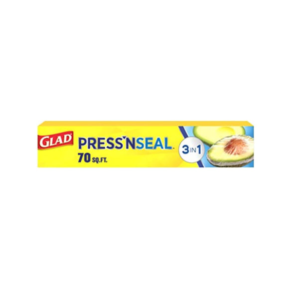 Glad Press’n Seal Plastic Food Wrap, 70 Sq Ft Roll