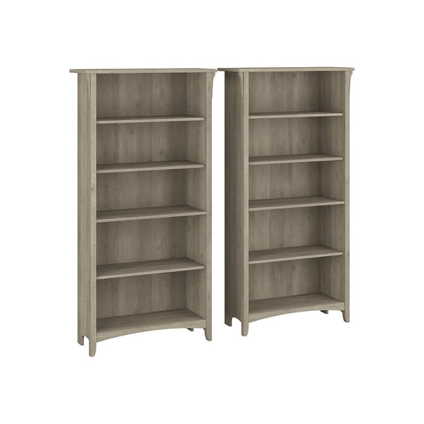 Bush Furniture Salinas Set of 2 Bookcases