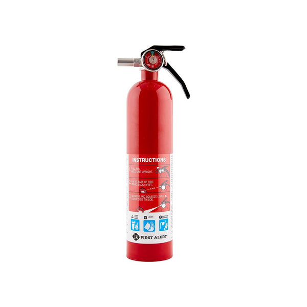 FIRST ALERT Fire Extinguisher, Garage Fire Extinguisher, Red