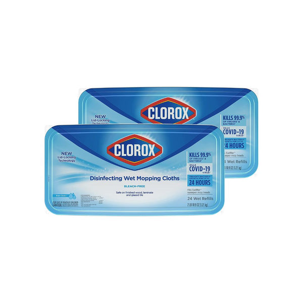 48-Count Clorox Disinfecting Wet Mopping Cloths