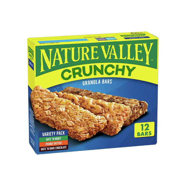 Nature Valley Crunchy Granola Bars, Variety Pack, 1.49 oz, 6 ct, 12 bars