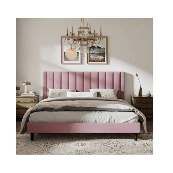 Upholstered Bed Frames (4 Colors - 3 Sizes)
