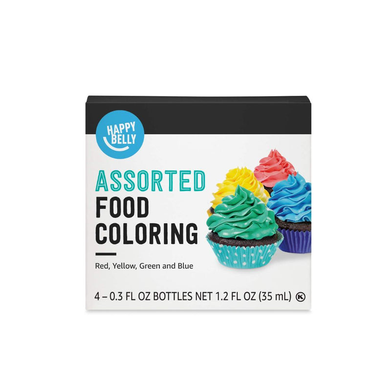 Amazon Brand - Happy Belly Assorted Food Coloring
