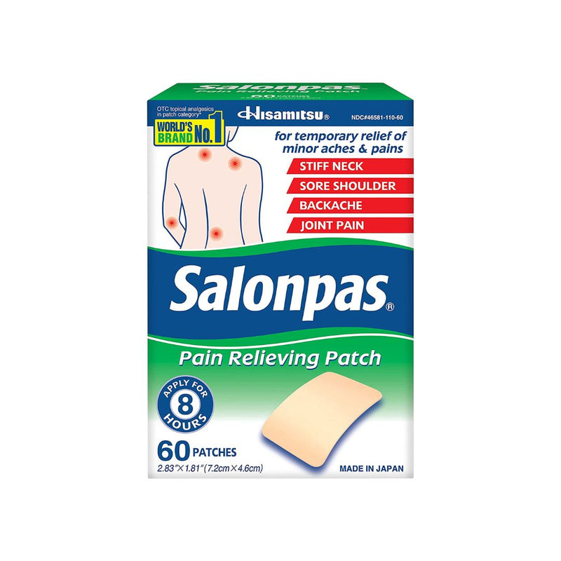 60-Ct Salonpas Pain Relieving Patches
