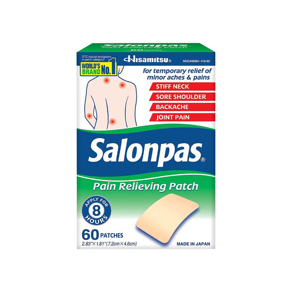 60-Ct Salonpas Pain Relieving Patches