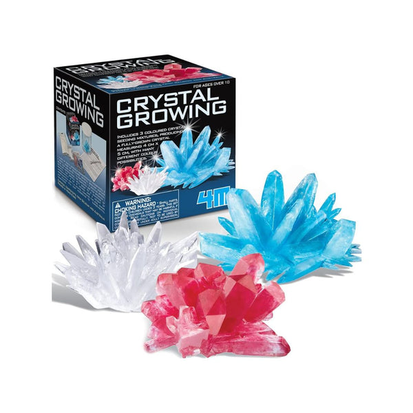 4M Crystal Growing Science Kit - 3 Colored Crystals