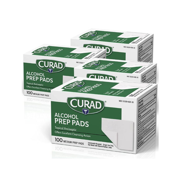 400 Curad Alcohol Prep Pads