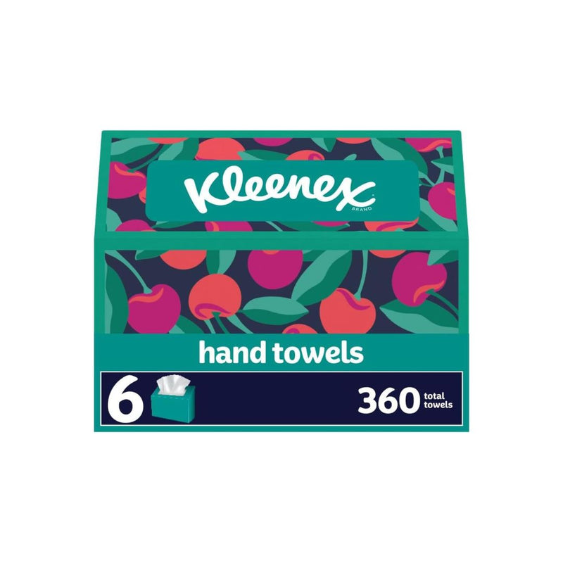 6 Boxes Of Kleenex Disposable Paper Hand Towels