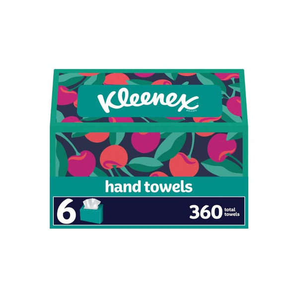 6 Boxes Of Kleenex Disposable Paper Hand Towels