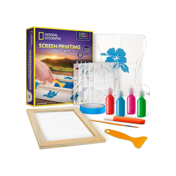 National Geographic Kids Screen Printing Craft Kit