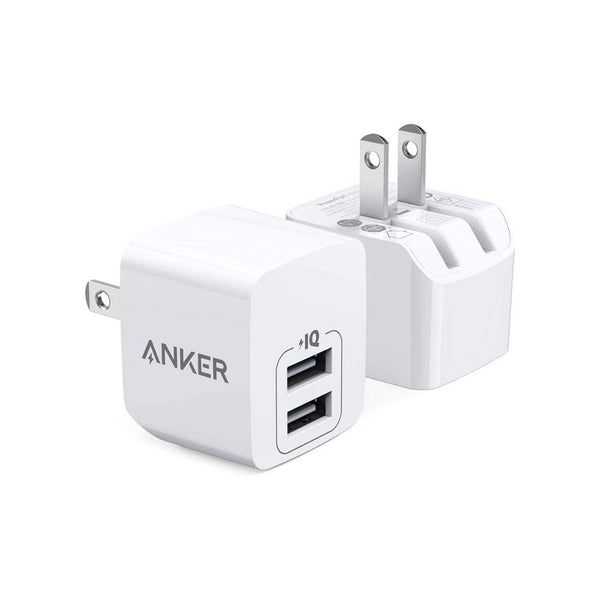 USB Charger, Anker 2-Pack Dual Port 12W