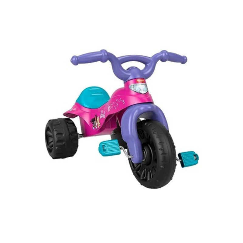 Fisher-Price Barbie Tricycle with Handlebar Grips and Storage Area