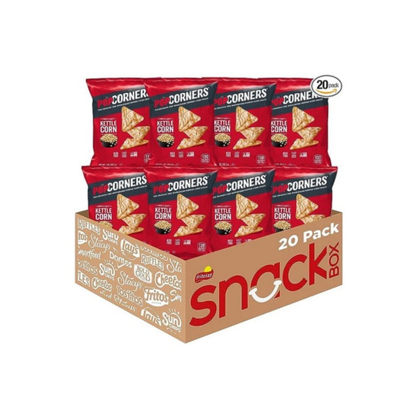 Propped Corn 20-Pack PopCorners Popped Corn Snacks, Kettle Corn – simplexdeals