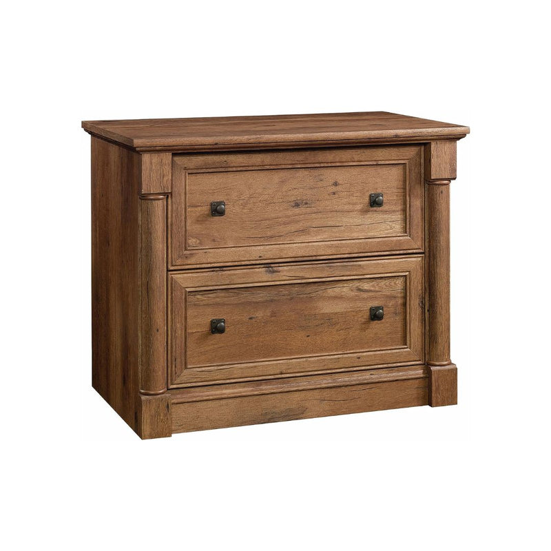 Sauder Palladia File Cabinet, Vintage Oak finish