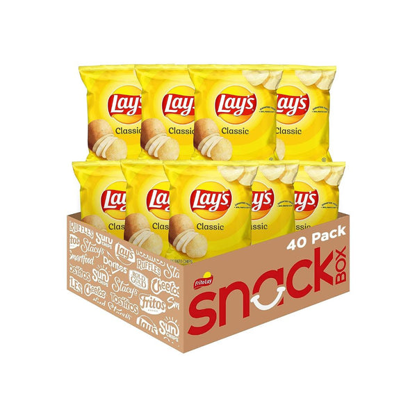 40 Bags Of Lay's Classic Potato Chips