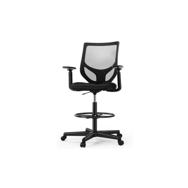 Tall Standing Office Desk Chair with Adjustable Foot Ring