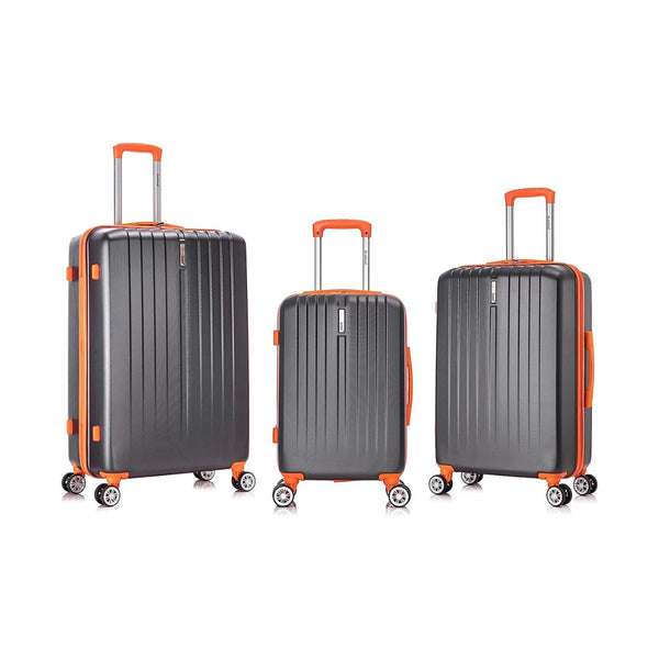 3-Piece Rockland Hardside Luggage Sets (18 Colors)