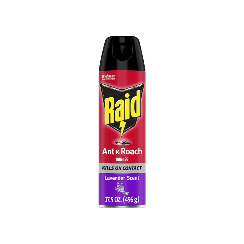 Raid Ant & Roach Killer Spray For Listed Bugs