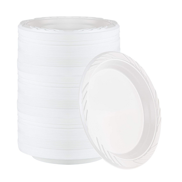 400 Disposable 7 Inch Plastic Plates