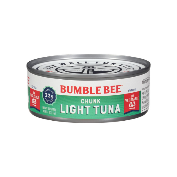 48 Cans Of Bumble Bee Chunk Light Tuna in Oil