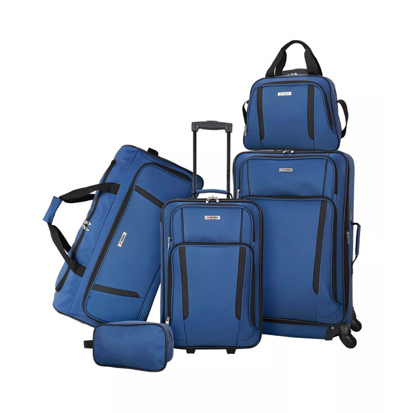 5-Piece Softside Spinner Luggage Set