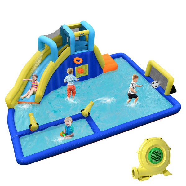 Inflatable Water Slide Climbing Bounce House Splash Pool