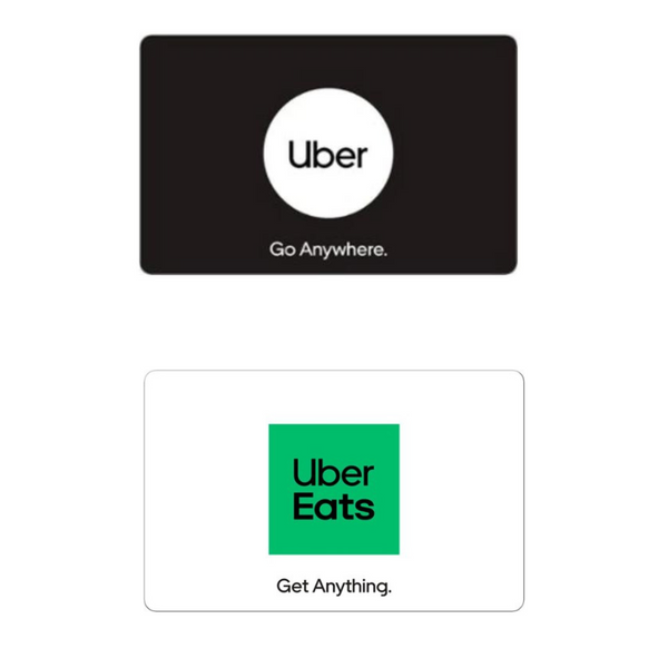Uber And UberEats Gift Cards On Sale