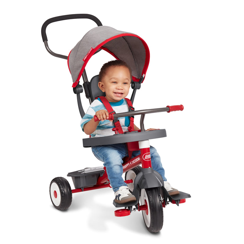 Radio Flyer, 5-in-1 Stroll 'n Trike with Activity Tray Via Walmart