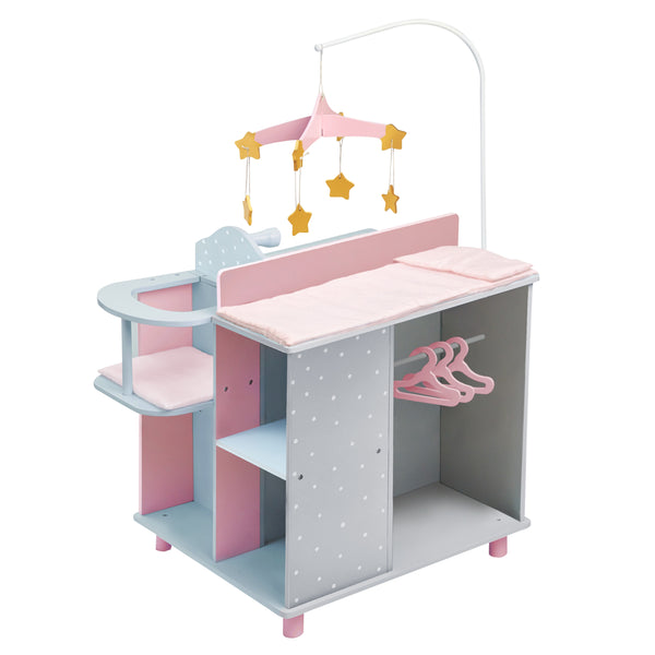 Olivia's Little World - Polka Dots Princess Baby Doll Changing Station Via Walmart