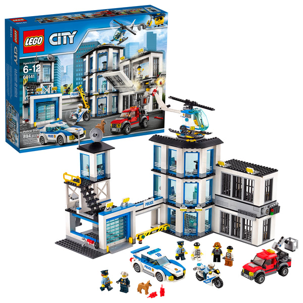 LEGO City Police Station 60141 Building Set (894 Pieces) Via Walmart